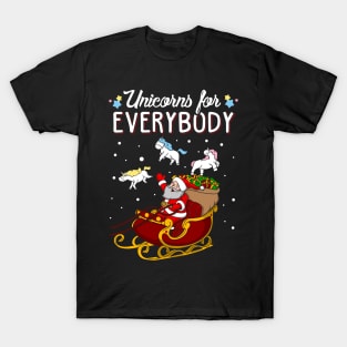 Unicorns For Everybody Ugly Christmas Sweater T-Shirt